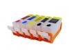 <b>Re-iP4840/CHIP</b> Set Cartridges PGI-425Bk/ CLI-426BK/ C/ M/ Y Canon iP4840 (5pcs)