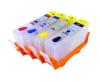 Набор картриджей ПЗК Epson Stylus Photo C91/ Т26/ CX4300/ TX106/ TX109/ T27/ TX117/ TX119 (набор 4 шт/чипы автосброс)