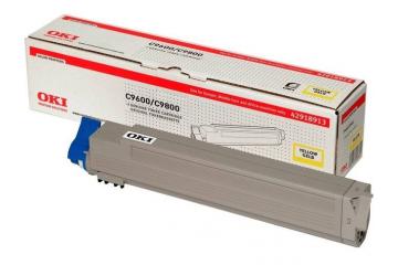 42918913/ 42918961 Тонер-картридж жёлтый OkiPage C9600/ C9650/ C9800/ C9850 (15000 стр.) (Oki)