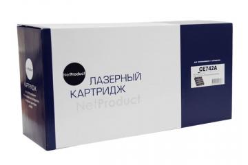 CE742A Принт-картридж для HP Color LJ CP 5220/ 5225/5225n/5225dn (жёлтый) (восстановленный) (7300 стр.) (Совм.)