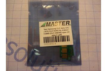 Чип для картриджа CLT-C504S Samsung CLP-415/ 470/475/ CLX-4195/ SL-C1810/C1860 (синий) (1800 стр.) (100%)