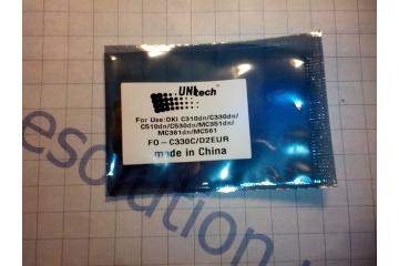 Chip for OKI C310/C330/ C510/ C530/ MC361/ MC561 (cyan) (2K) (100%)