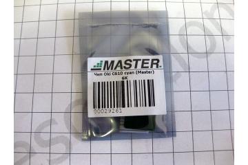 Чип картриджа для OKI C610 синий (6000 стр.) (100%)