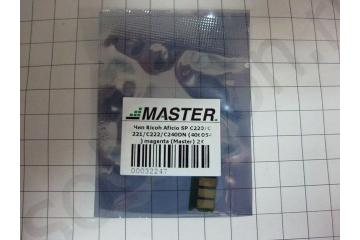 Chip Ricoh Aficio SP C220/ C221/ C222/ C240DN magenta 2K (100%)