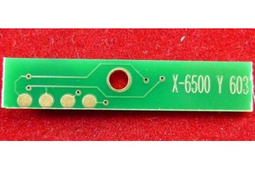 Чип для картриджа Xerox Phaser 6500/ WC 6505 жёлтый (2500 стр.) (100%)