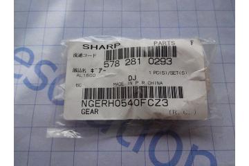 007E14961/ NGERH0540FCZ1/ NGERH0540FCZ2/ NGERH0540FCZ3/ NGERH0540FCZZ Шестерня тефлонового вала 45Т Sharp Z30/ 810/ AR160/161/ 121/120E/ 156/ 205/ 5012/5015/ AL1000/1200/ XD-100/102/103F/104/105F/ (Sharp)