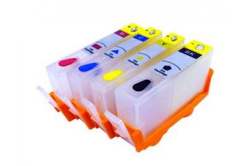 Набор картриджей ПЗК Epson Stylus Photo C79/ CX3900/ 4900/ 5900/ 6900/ 7300/ 8300/ 9300/ T40W/ TX200 (4 шт., автосброс чипов) (Совм.)