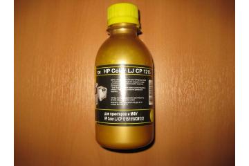 Toner HP СLJ CP1215/ 1515/1518/1525 Yellow, chemical (40 g) (Mitsubishi)